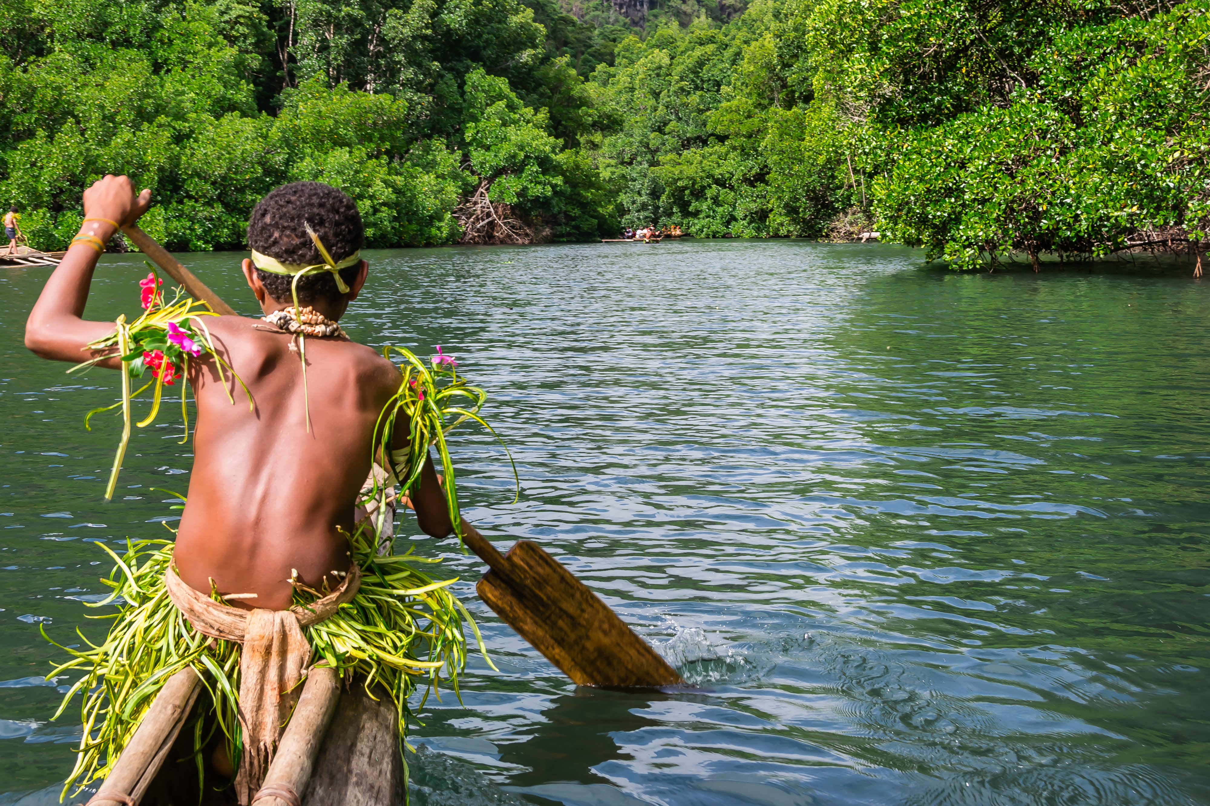 29. Canoeing in Tufi