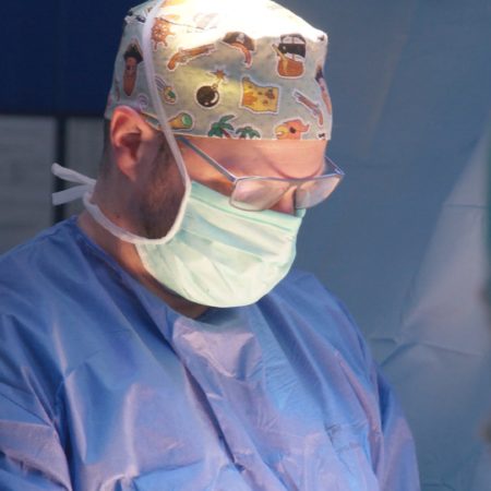 Dr Kolja Eckert in the OR 1