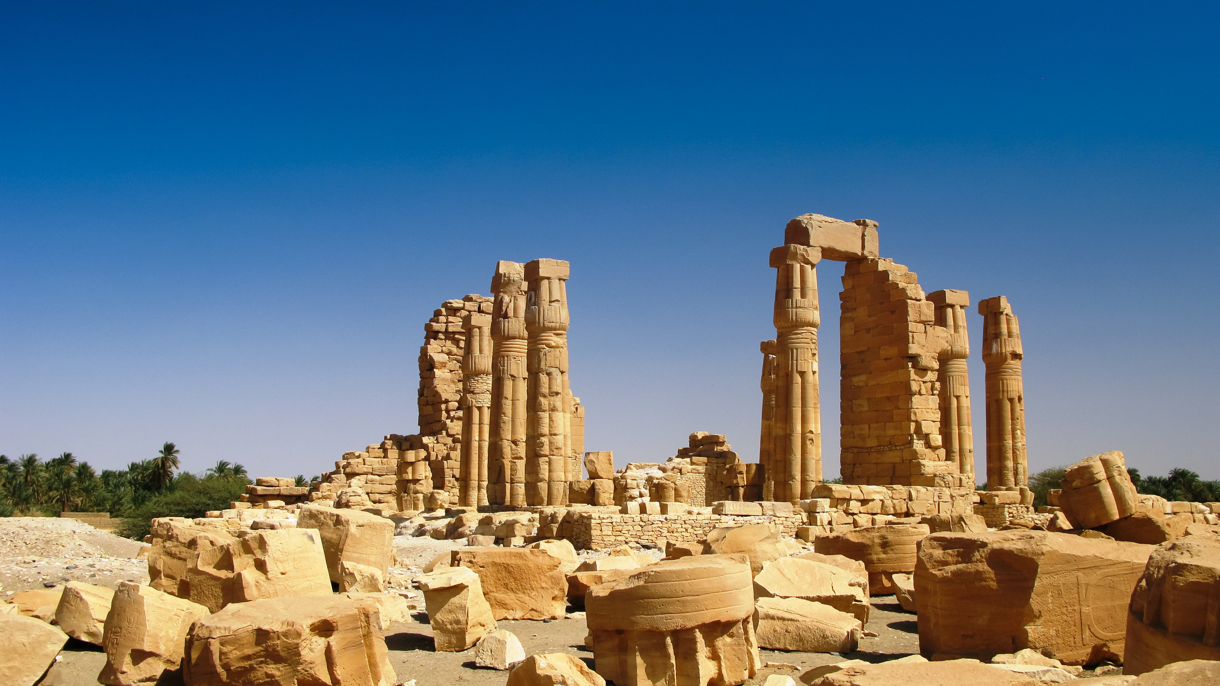 Ruines,Of,Amun,Temple,In,Soleb,,Sudan