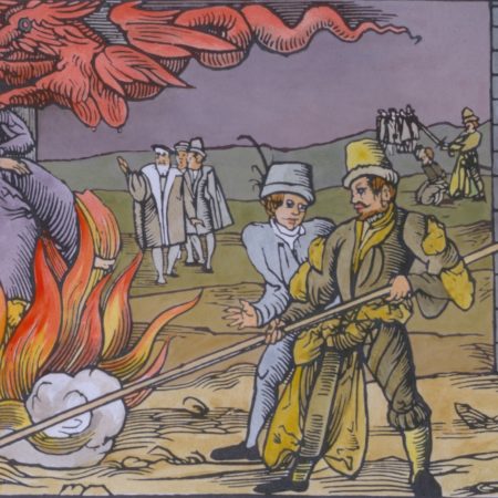 Three,Women,Executed,As,Witches,In,Derneburg,Germany,In,October