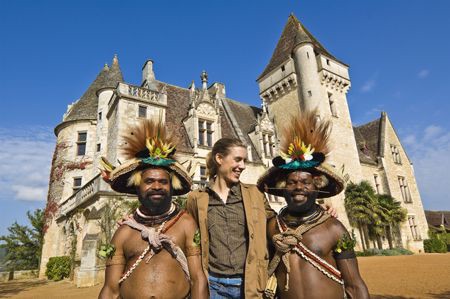 France, le voyage en France de Polobi et Mundeya